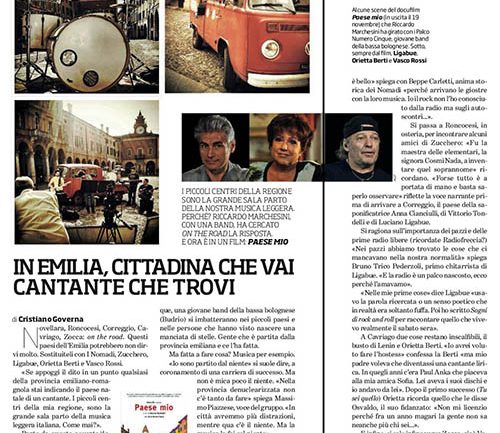 Il Venerdì di Repubblica – 14 Novembre 2014